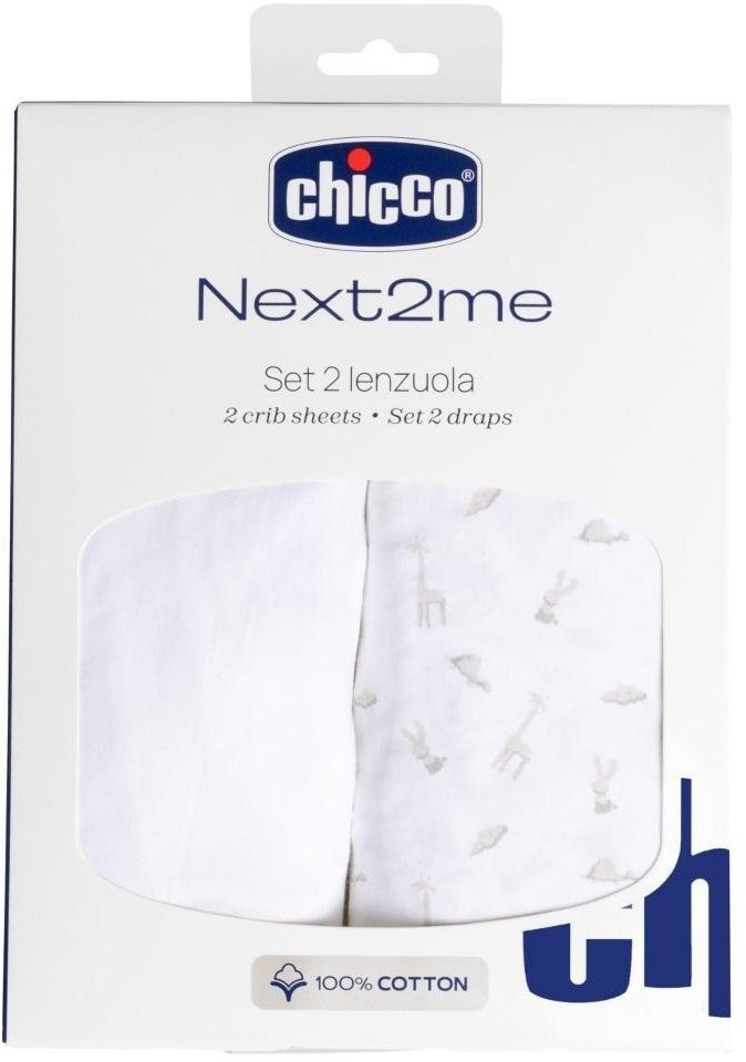 Prześcieradło Next2Me Forever G/D bawełna cloud