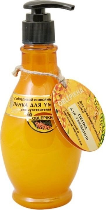ENERGY OF VITAMINS ENERGY OF VITAMINS Oblepikha Pianka do mycia twarzy do cery wrażliwej z olejkiem z rokitnika i mlekiem owsianym 275 ml