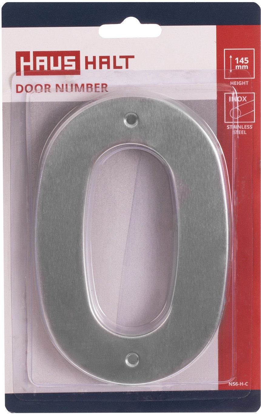 HOUSE NUMBER STAINLESS STEEL SS-0 145MM