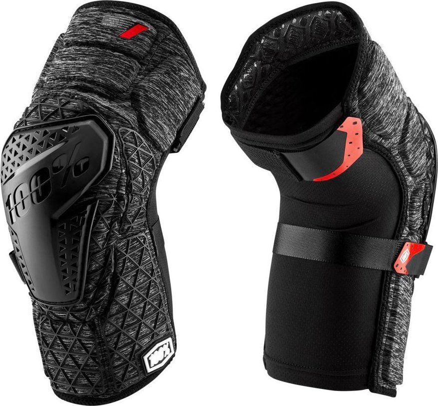 100% Ochraniacze na kolana 100% SURPASS Knee Guard grey heather black roz. L (NEW)