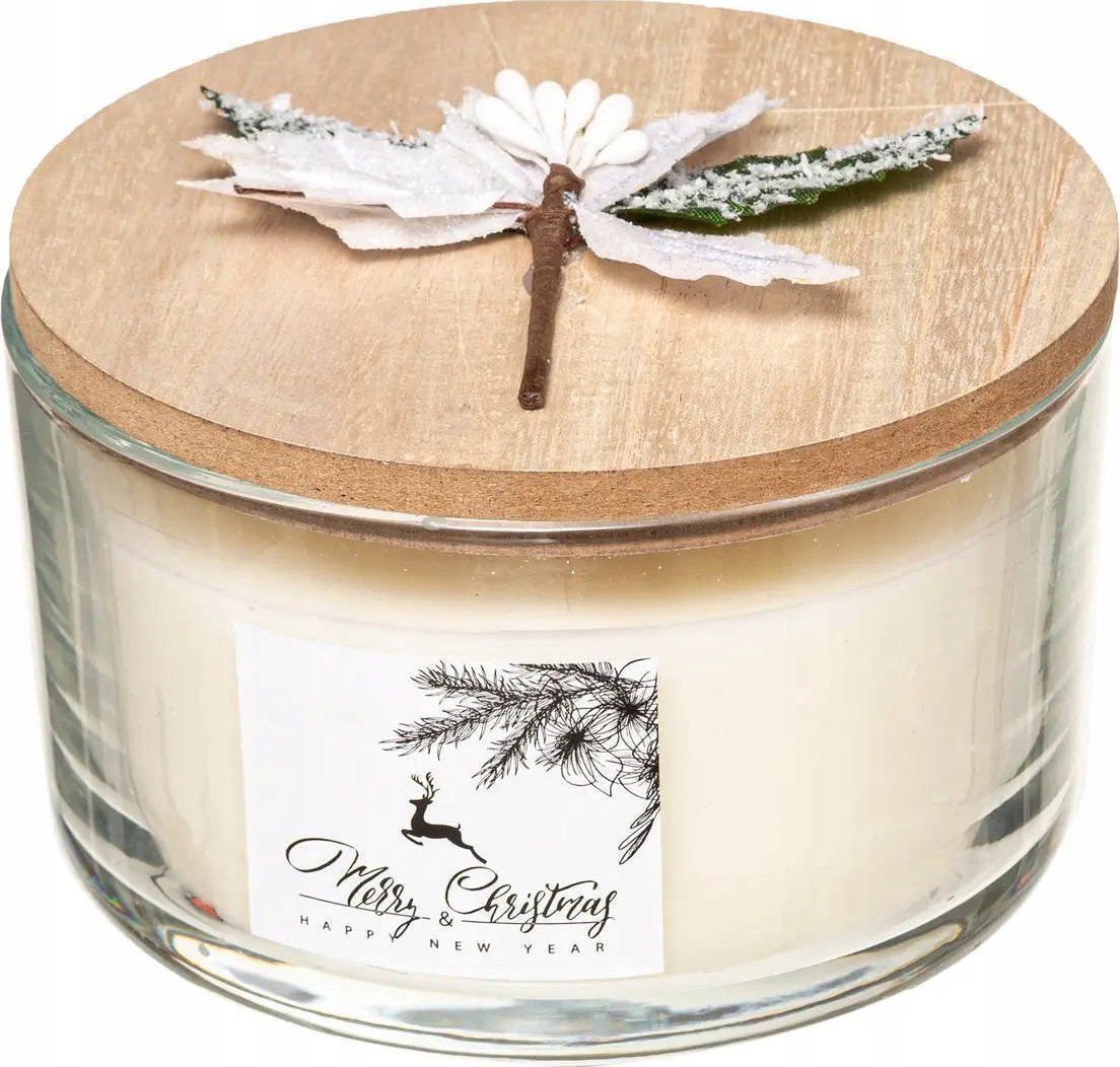 Atmosphera Świeczka zapachowa z ozdobną pokrywką, 380 g