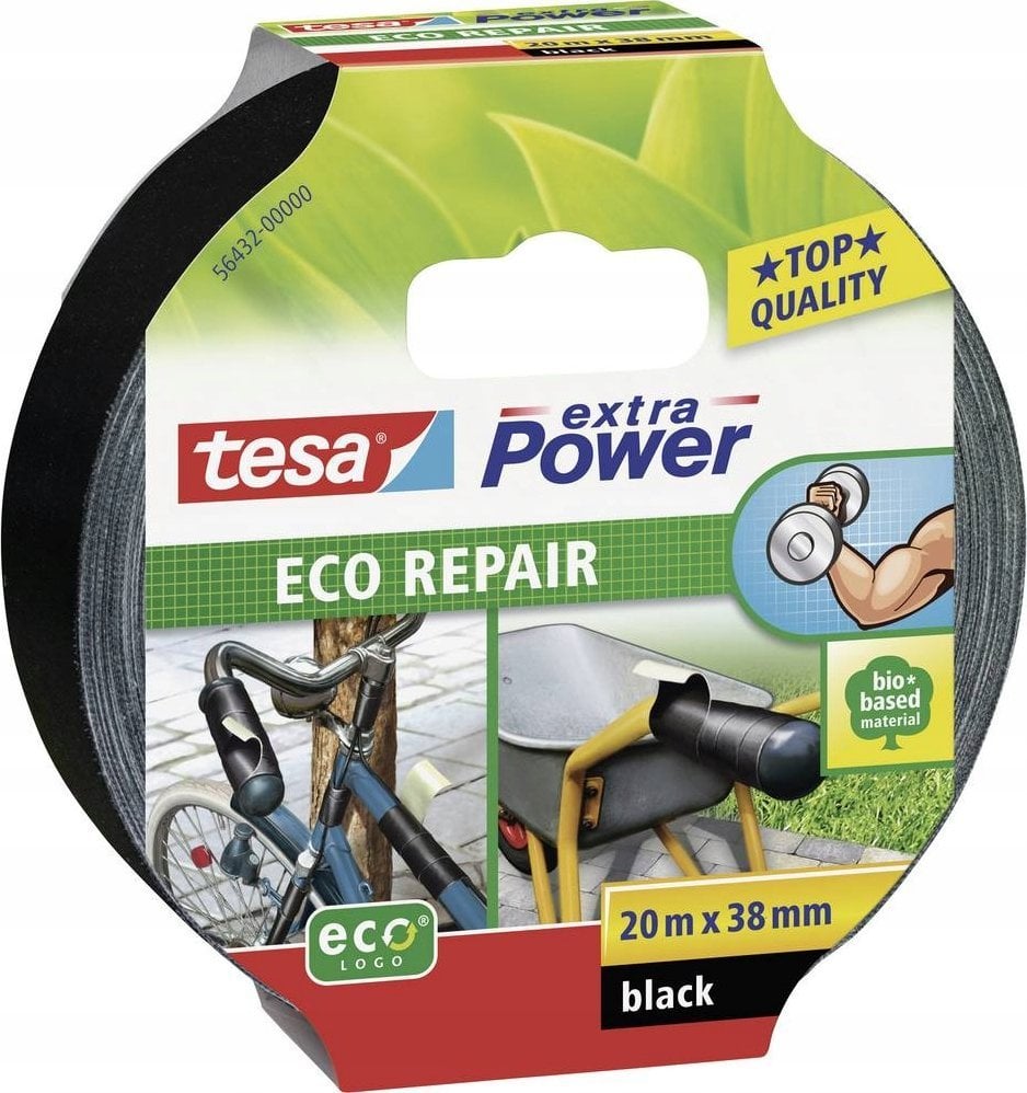 Tesa tesa extra Power Eco* Repair 20m 38mm czarny