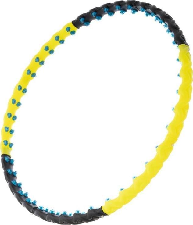 Maxxiva MAXXIVA Obręcz do masażu Hula Hoop, 108 cm, czarno-żółta