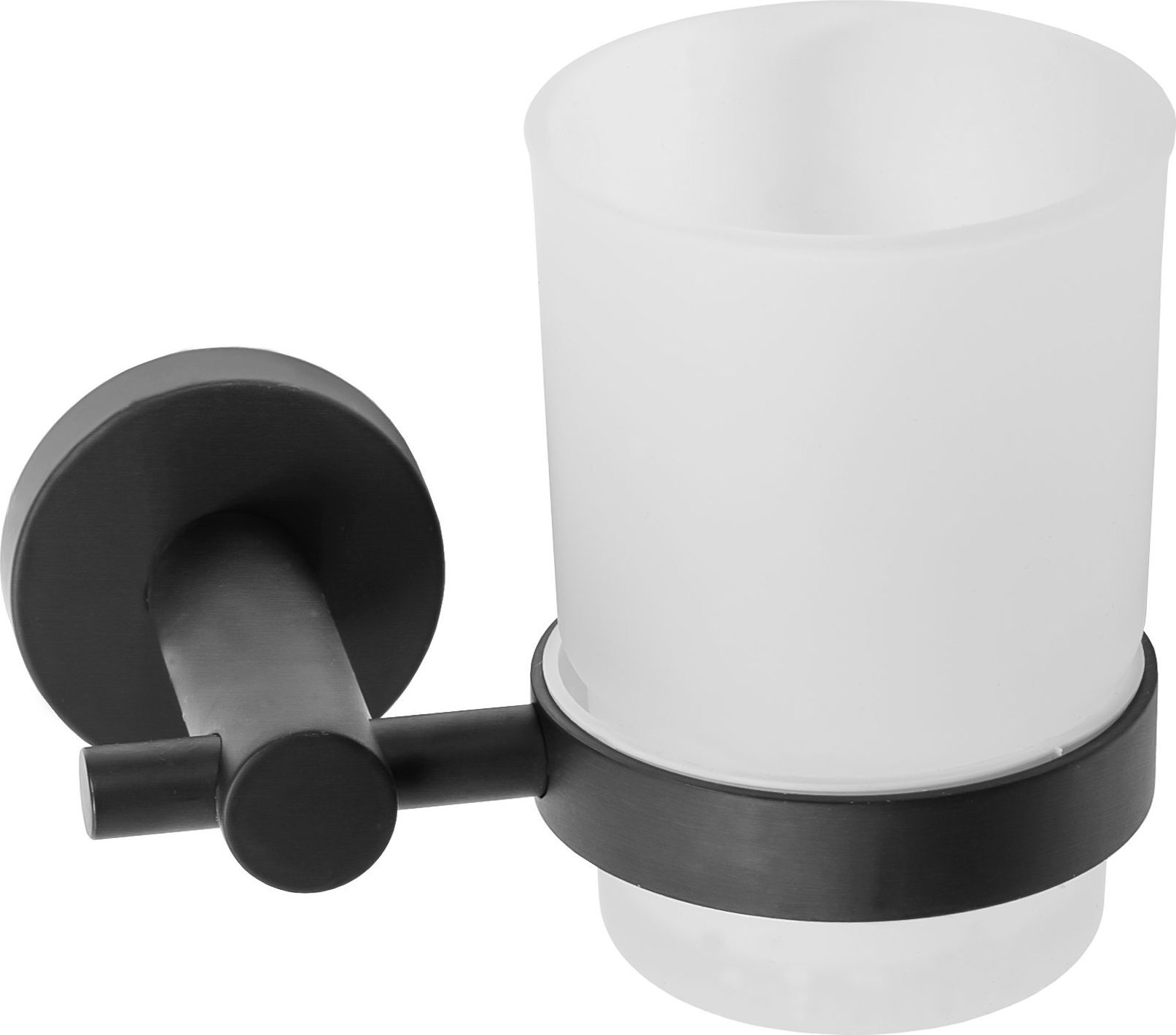 Tutumi Kubek łazienkowy wiszący GUN czarny 322233A