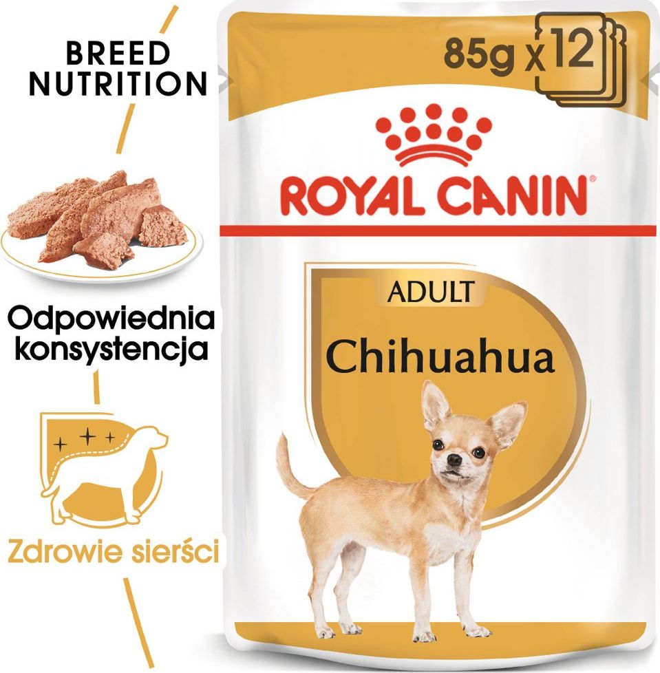 Royal Canin ROYAL CANIN Chihuahua Adult 24x85g karma mokra - pasztet, dla psów dorosłych rasy chihuahua