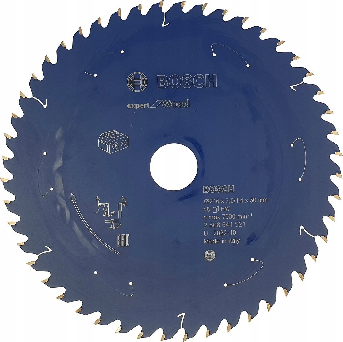 Bosch Bosch circular saw blade EfW 216x30x1.7 / 1.2x48T - 2608644521