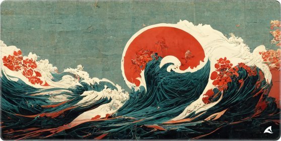 Sharkoon SKILLER SGP40 D2 Gaming Mouse Pad (Teal/Multicolor)