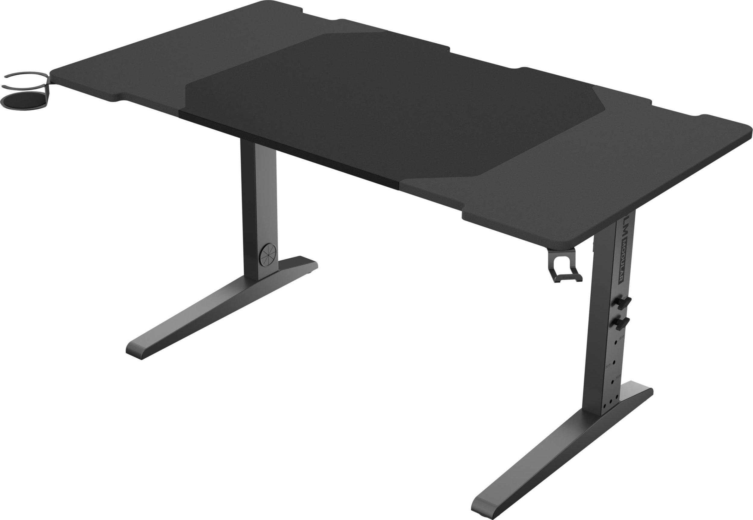 Biurko Genesis Holm Modular 140 Czarne 140 cmx75 cm