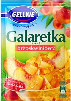 Gellwe Galaretka smak brzoskwiniowy 72g
