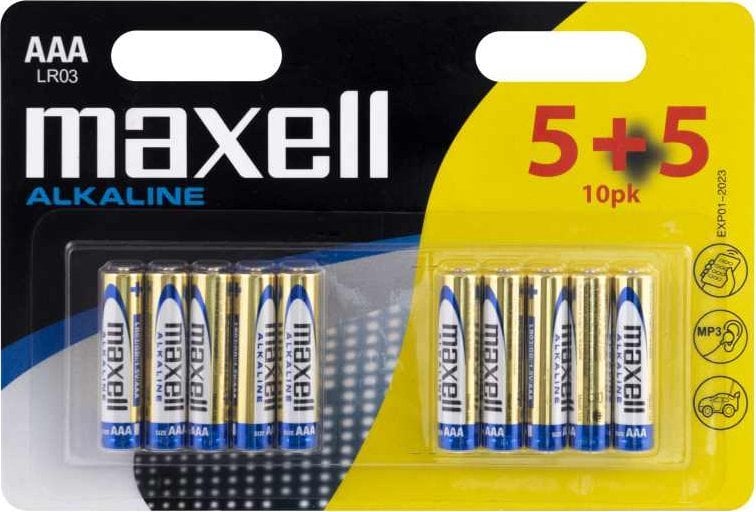 Maxell Maxell Batterie Alkaline AAA Micro LR03 10St.