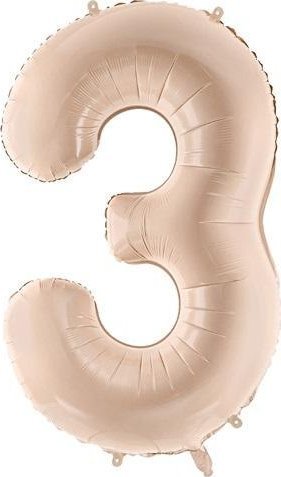 Balon foliowy 3 72cm c. beż