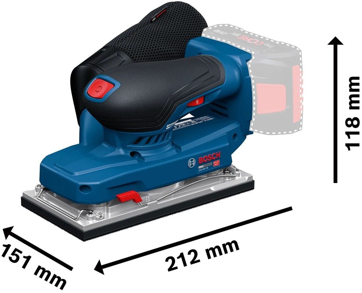SZLIFIERKA OSCYLACYJNA GSS18V-18