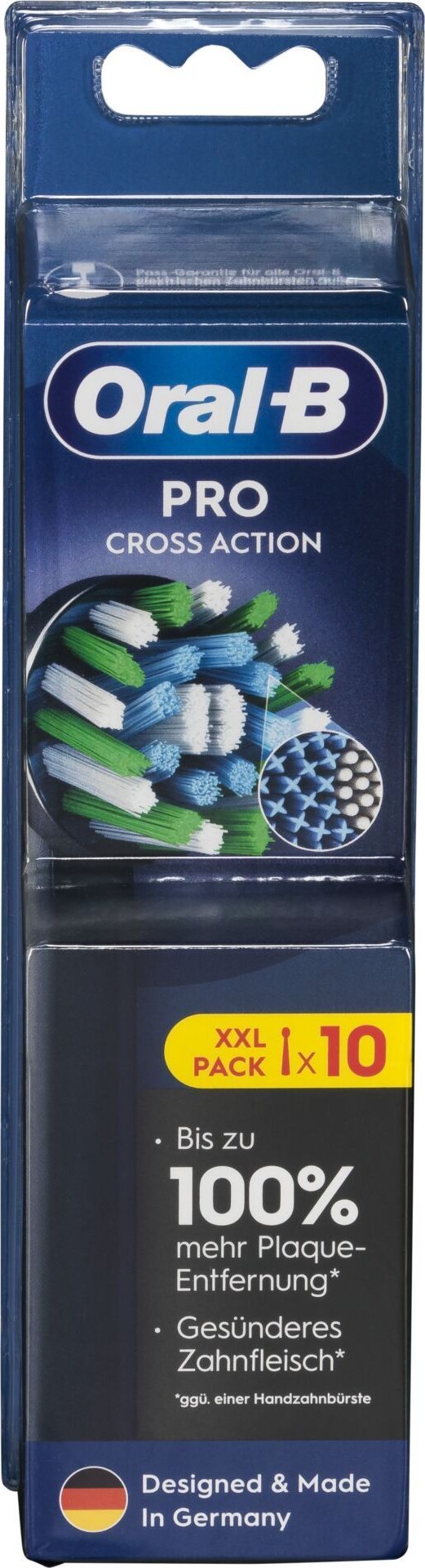 Końcówka Braun Braun Oral-B Pro Cross Action brush heads pack of 10 (black)