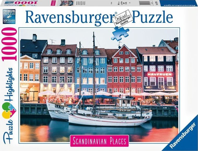 Ravensburger Puzzle 1000 Skandynawskie miasto