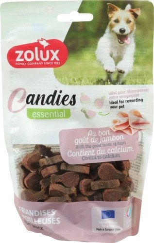 ZOLUX Miękkie przysmaki treningowe dla psa CANDIES mini udka z szynką 150g