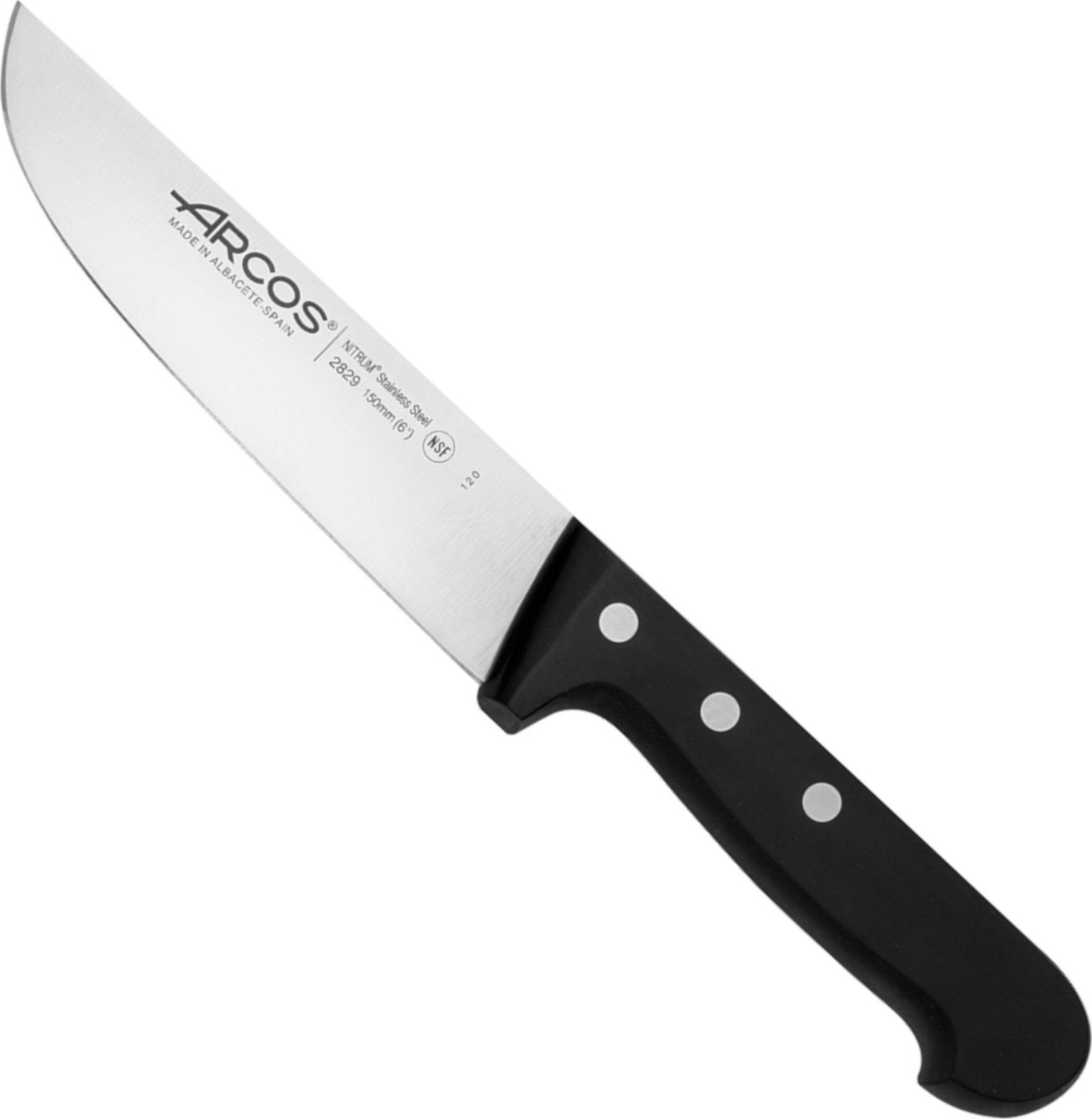 Arcos Nóż kuchenny rzeźniczy do surowego mięsa UNIVERSAL dł. 150/278 mm Nóż kuchenny rzeźniczy do surowego mięsa UNIVERSAL dł. 150/278 mm