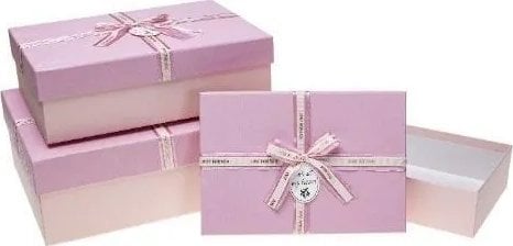 Teka Pudełko prezentowe PUG-23254-PR 3szt ROZETTE