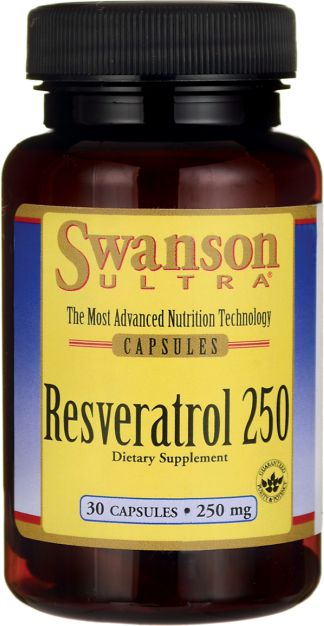 Swanson Resweratrol 250mg 30 kaps.
