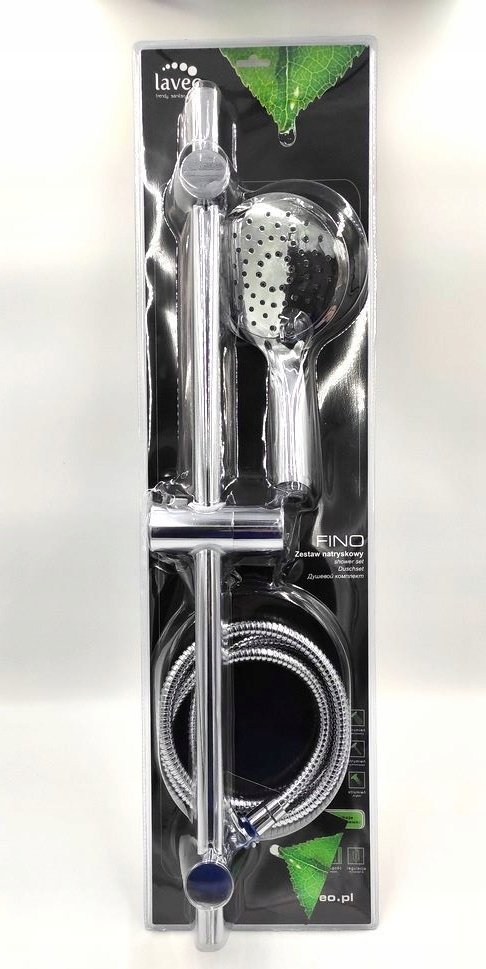 Zestaw prysznicowy Laveo FINO zestaw natryskowy z drążkiem