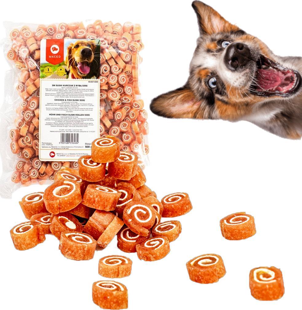 Maced SUSHI Z KURCZAKIEM I RYBĄ 500 g