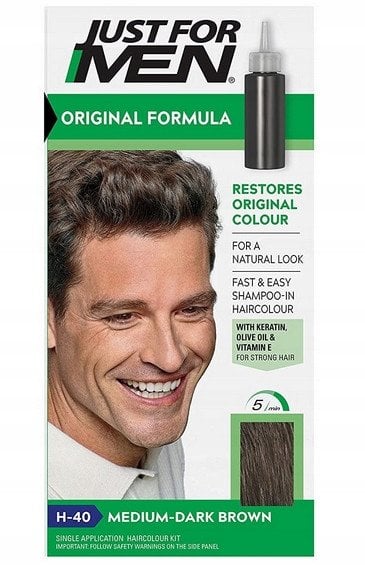 Just for men Just For Men Szampon koloryzujący do włosów H40 Medium Dark Brown