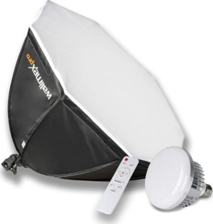 Lampa stołowa Walimex walimex pro LED 60W Octagon Ø65cm Bi color