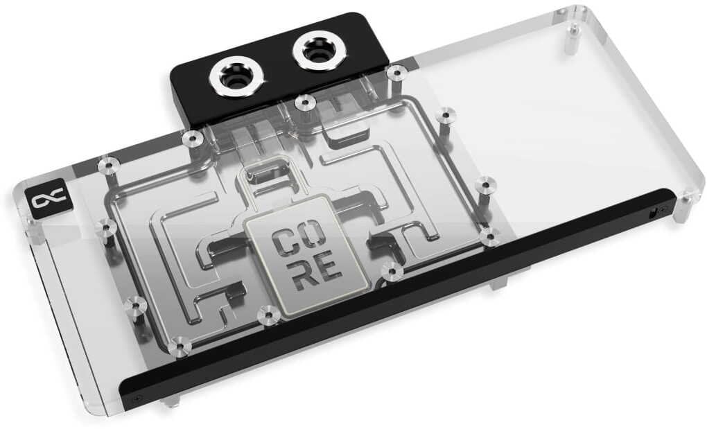Alphacool Core RX 9070 Mercury GPU Wasserblock, ARGB, mit Backplate - Acryl