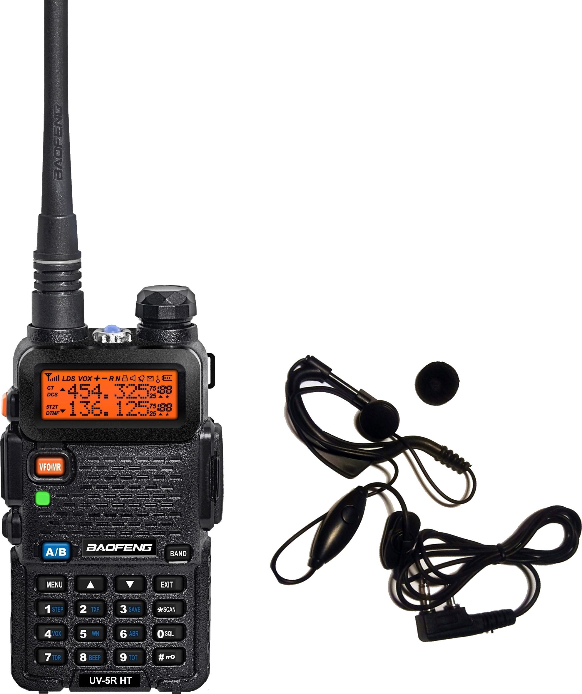 Krótkofalówka Baofeng UV-5R HT 8W czarna