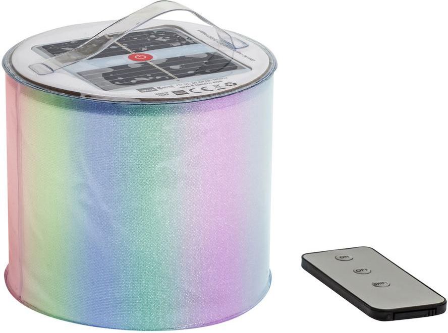 Ultron Składana lampa LED w kolorach RGB, zasilana energią słoneczną (185952)