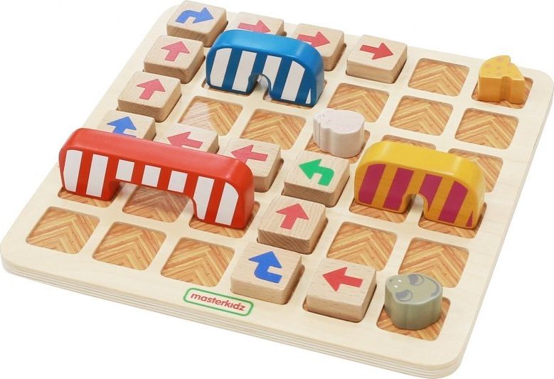 Masterkidz MASTERKIDZ Labirynt Edukacyjny Gra Znajdź Drogę do Sera!