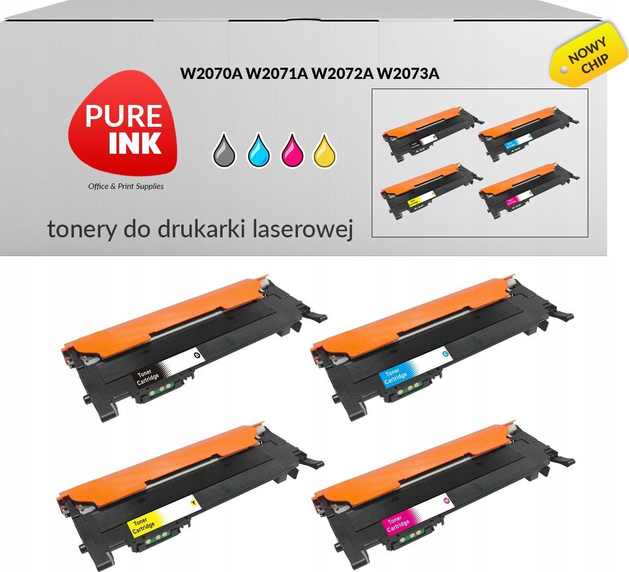 Toner Pureink Zestaw CMYK Zamiennik HP117A