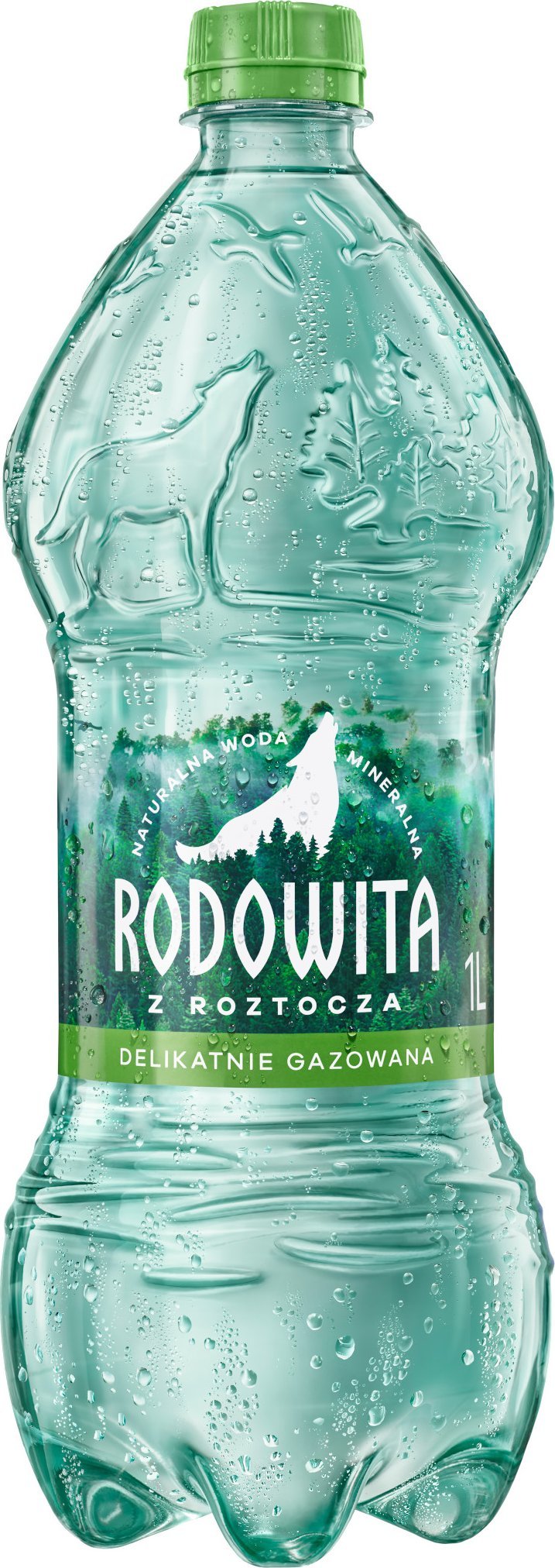 Woda Rodowita z Roztocza Woda mineralna RODOWITA z Roztocza delikatnie gazowana 1 l