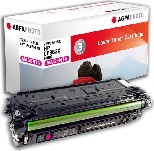 Toner AgfaPhoto Magenta Zamiennik 508X (APTHPCF363XE)