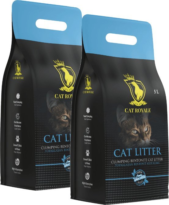 Żwirek dla kota Cat Royale Cat Royale Naturalny żwirek bentonitowy 2x5l