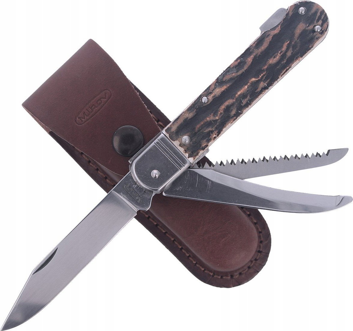 Mikov Nóż myśliwski Mikov Fixir Imit. Dear Stag 3ostrz (232-XH-3 KP)