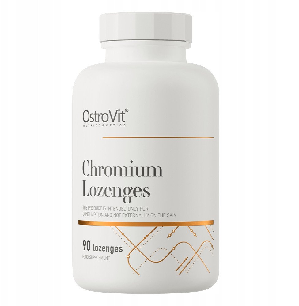 OstroVit Chrom do ssania 90 tabletek wieloowocowy one size