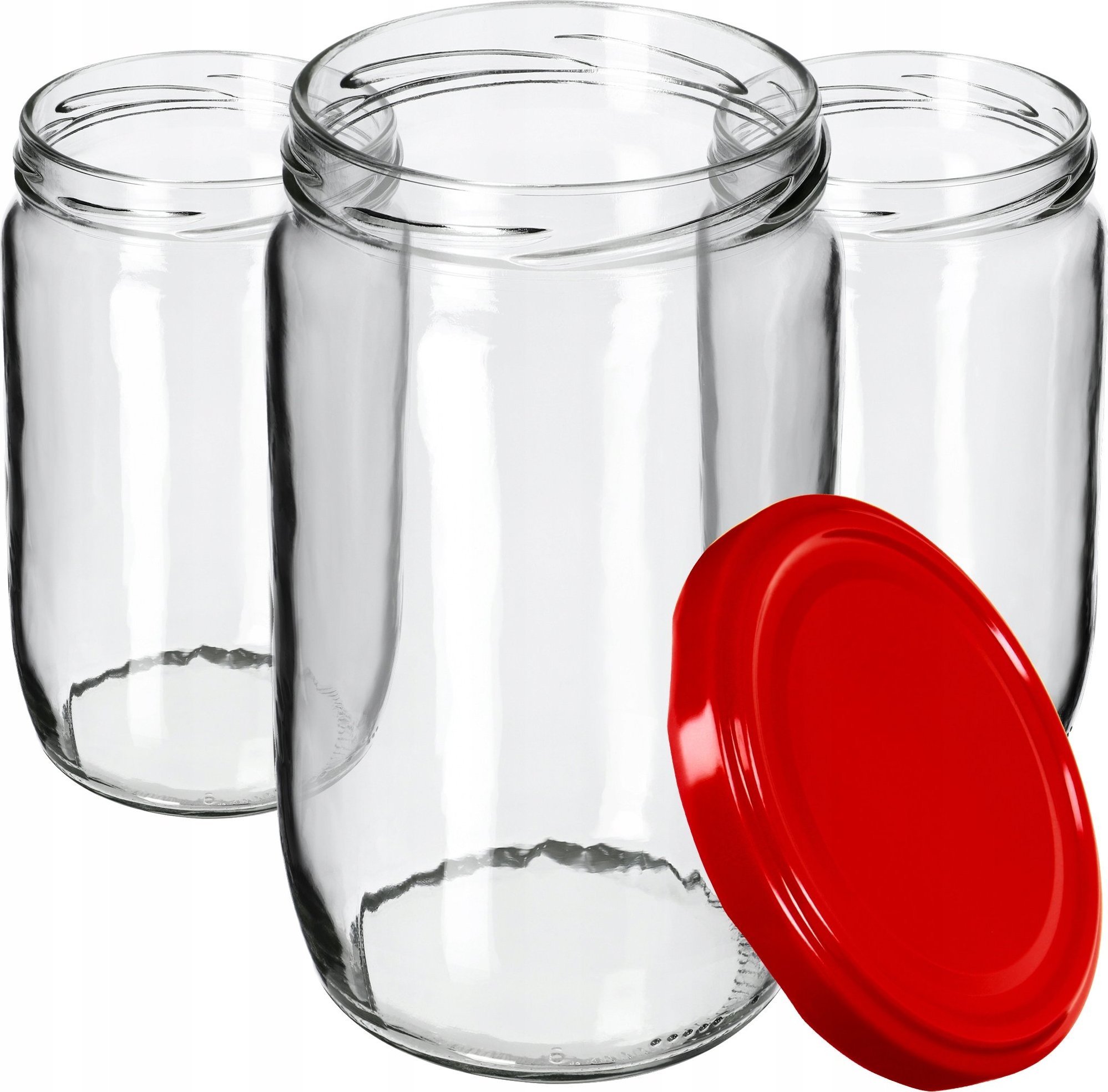 Kadax 24x Słoik Szklany 720ml Na Przetwory Zakrętki fi82