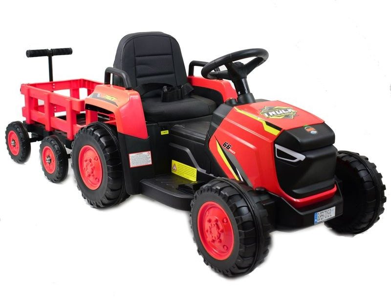 Import SUPER-TOYS SUPER TRAKTOR "TRUCK"- NA AKUMULATOR Z PRZYCZEPĄ,WÓZEK,PILOT,APLIKACJA/DLSX18