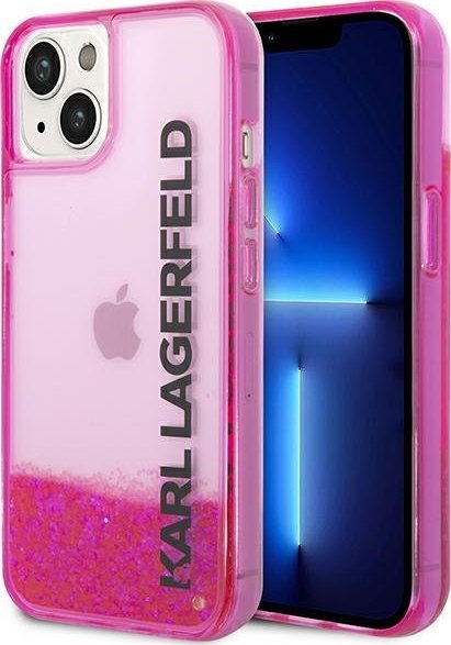 Karl Lagerfeld Karl Lagerfeld KLHCP14MLCKVF iPhone 14 Plus 6,7" różowy/pink hardcase Liquid Glitter Elong NoSize