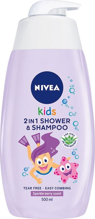 Nivea Żel do mycia ciała 2w1 jagoda