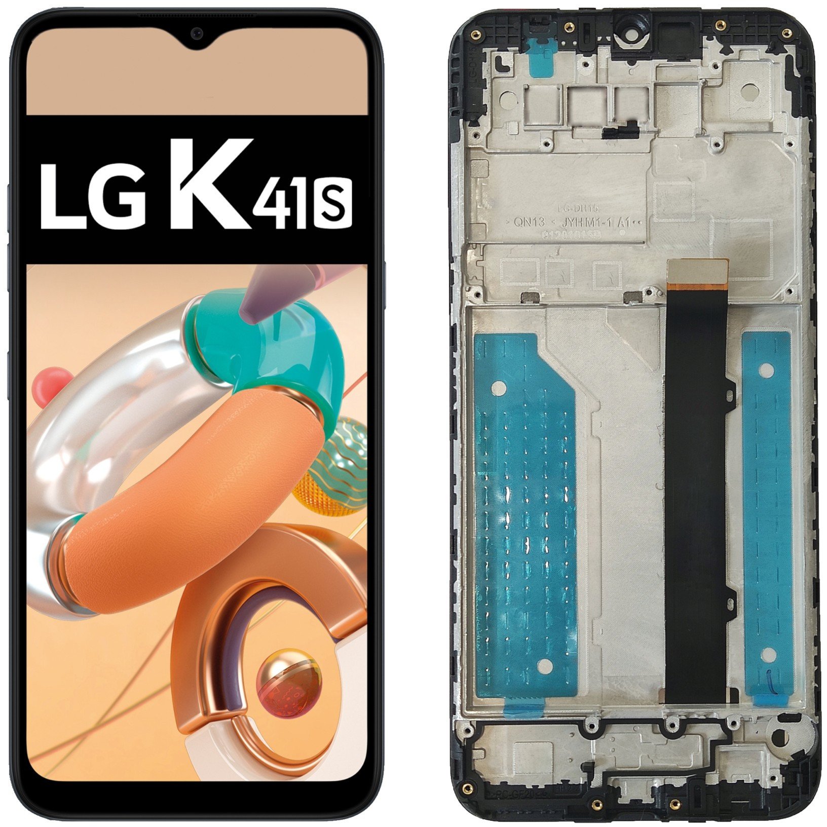 Wyświetlacz do LG K41S LCD Ekran Ramka