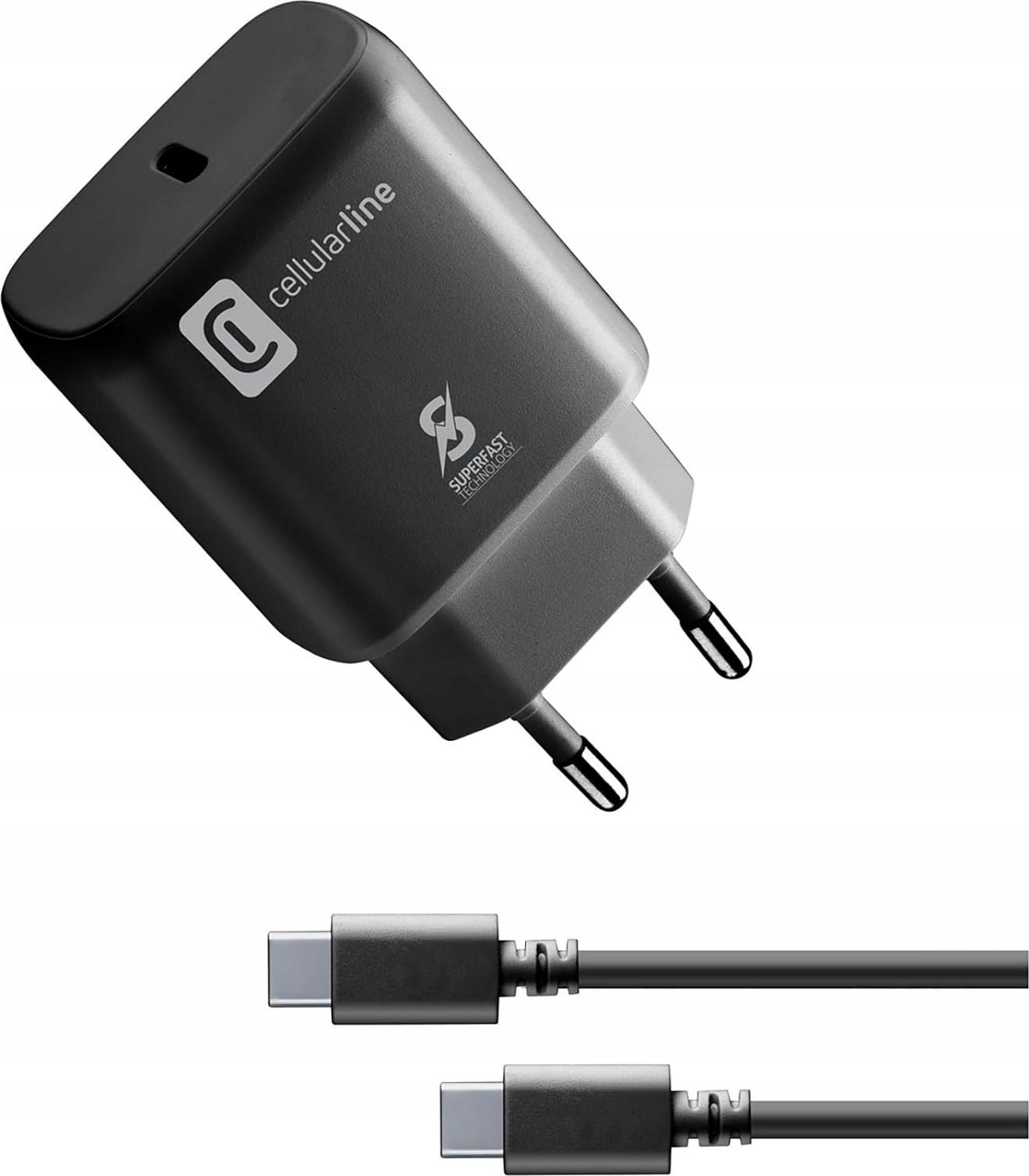 Ładowarka Cellular Line Cellularline USB-C SuperfastChargerKit 25W mitKabel f.Samsung