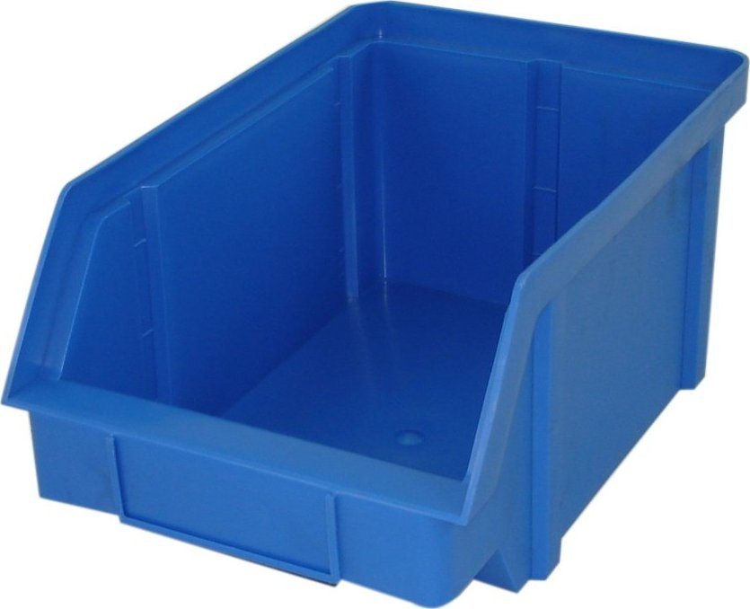 Artech Pojemnik warsztatowy z polipropylenu standardowego, wym. 119 x 77 x 56 mm (Kolor niebieski)