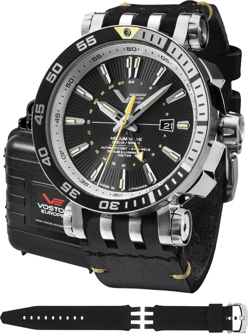 Zegarek Vostok Europe Zegarek męski Vostok Europe NH34-575A718 czarny