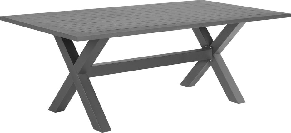 Beliani Stół ogrodowy Cascais 200x105cm szary