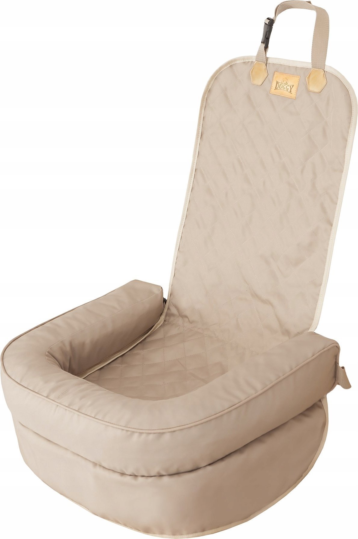 DOGGY TRANSPORTER FRONT BEŻ OXFORD