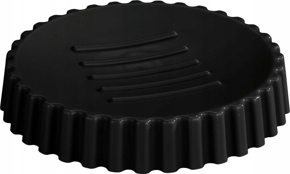 Allstar Mydelniczka okrągła Minas, tworzywo sztuczne, kolor czarny, Ø 11 cm