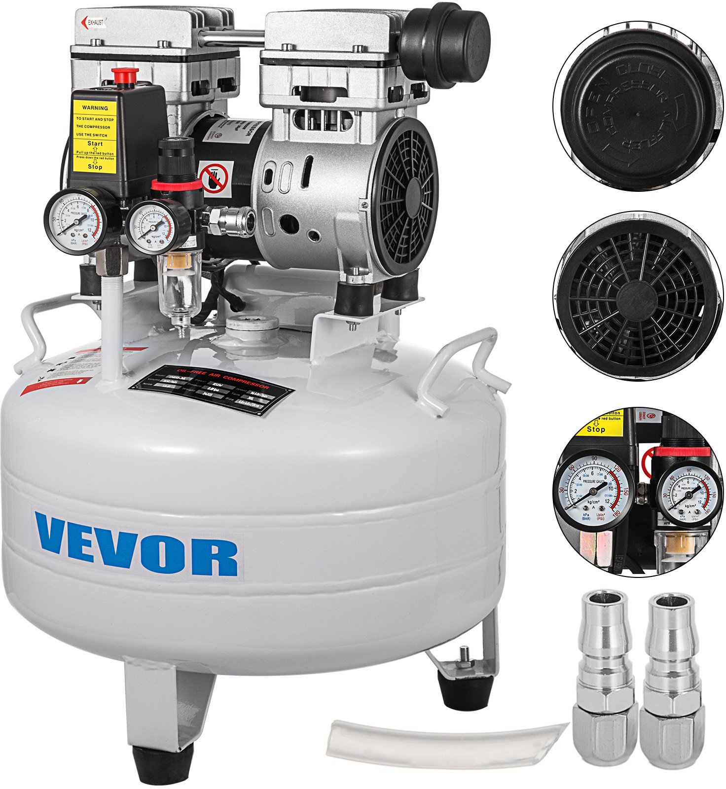 Przenośny kompresor sprężarka 850 W 30 l