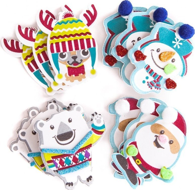 DP Craft NAKLEJKI Z PIANKI BROKAT PRZYJACIE