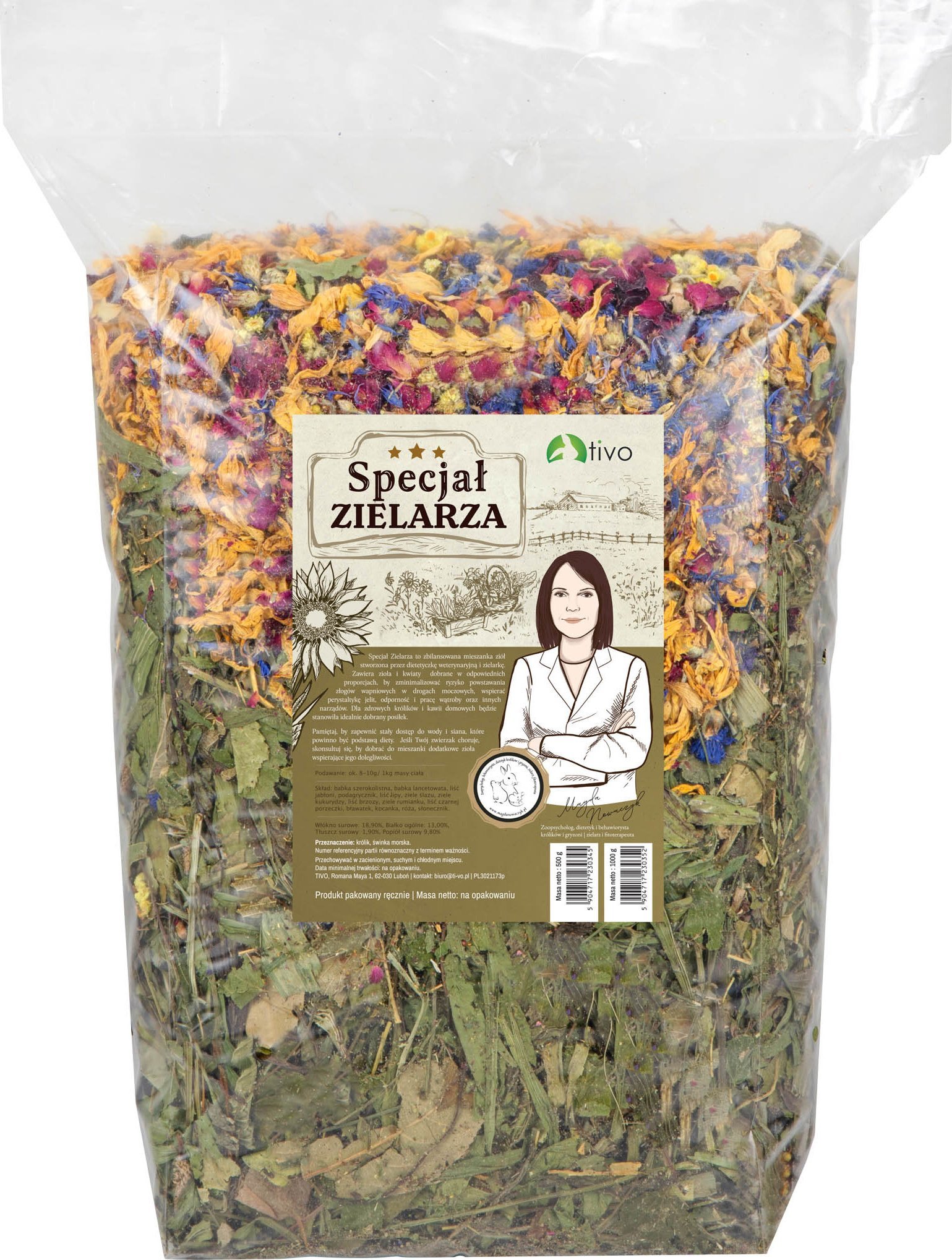 Tivo Specjał Zielarza dla królików i świnek 1kg